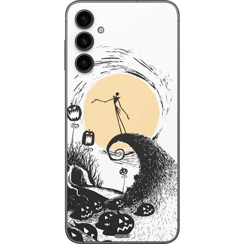 Disney The Nightmare Before Christmas Jack on Spiral Hill Art Galaxy A14 5G Skin